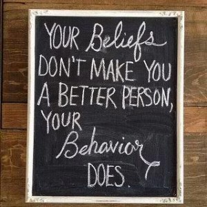 your beliefs.. 